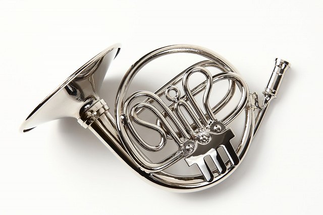人気ブランドの新作 ミニチュア楽器　フレンチホルン　1 6サイズ